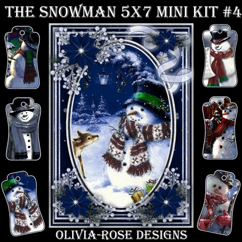 The Snowman 5X7 Mini Kit #4