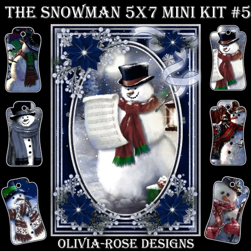 The Snowman 5X7 Mini Kit #5