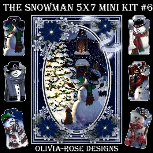The Snowman 5X7 Mini Kit #6