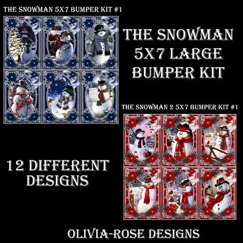 The Snowman 1 & 2 5X7 Bumper Kit #1