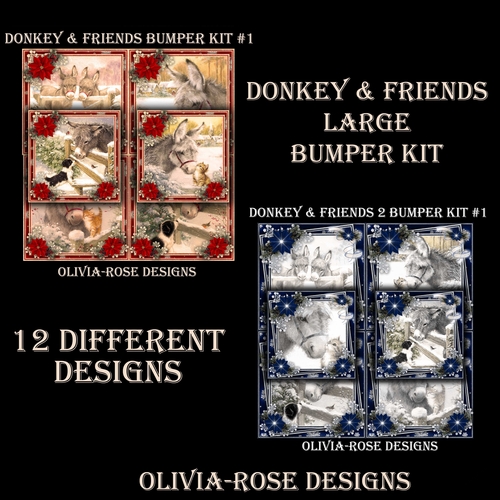 Donkey & Friends 1 & 2 large Bumper Kit #1   
