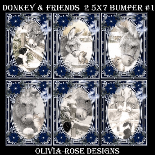 Donkey & Friends 2 5 X 7 Bumper Kit #1