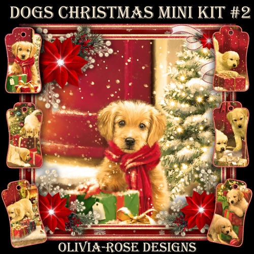 Dogs Christmas Mini Kit #2   