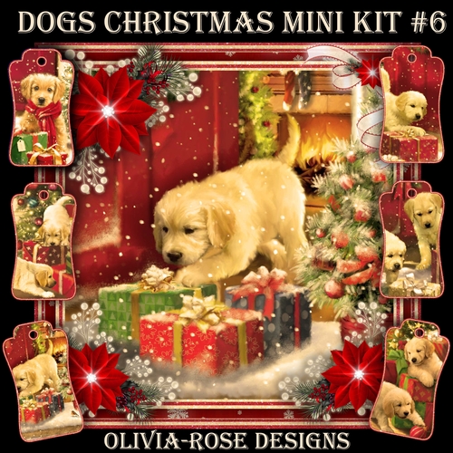 Dogs Christmas Mini Kit #6   