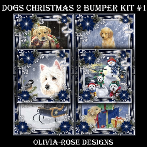 Dogs Christmas 2 Bumper Kit #1   