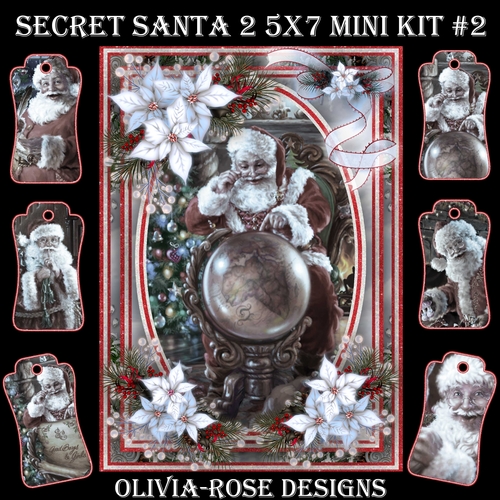 Secret Santa 2 5X7  Mini Kit #2