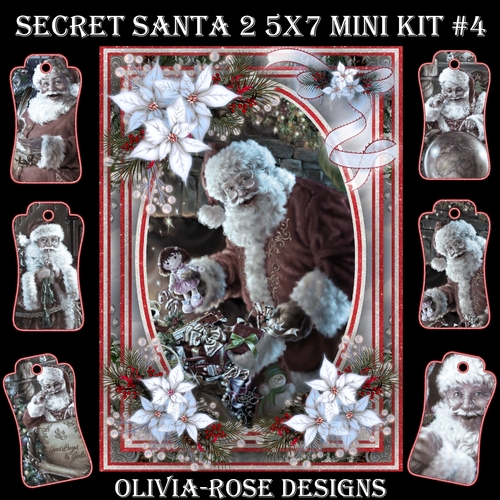 Secret Santa 2 5X7  Mini Kit #4