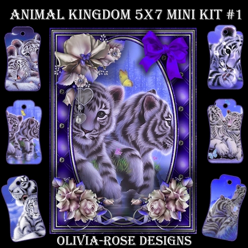 Animal Kingdom 5X7  Mini Kit #1