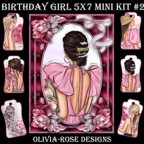 Birthday Girl 5X7 Mini Kit #2