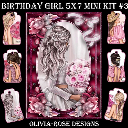 Birthday Girl 5X7 Mini Kit #3