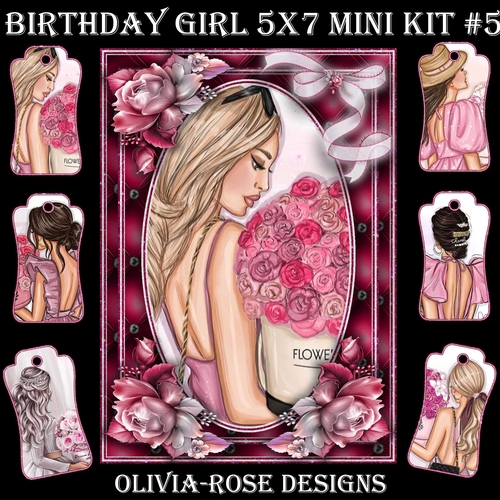 Birthday Girl 5X7 Mini Kit #5