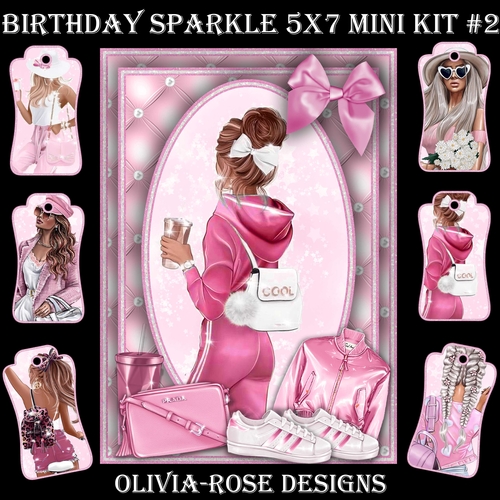 Birthday Sparkle 5X7 Mini Kit #2 1  