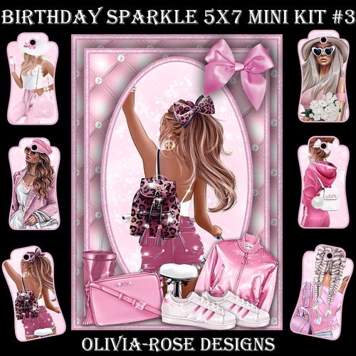 Birthday Sparkle 5X7 Mini Kit #3 1  