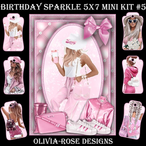 Birthday Sparkle 5X7 Mini Kit #5 1  