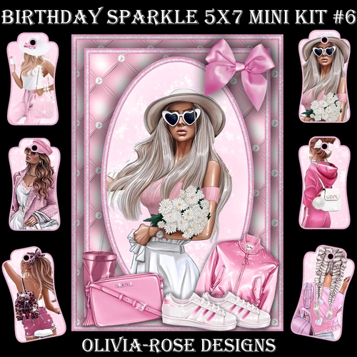 Birthday Sparkle 5X7 Mini Kit #6 1  