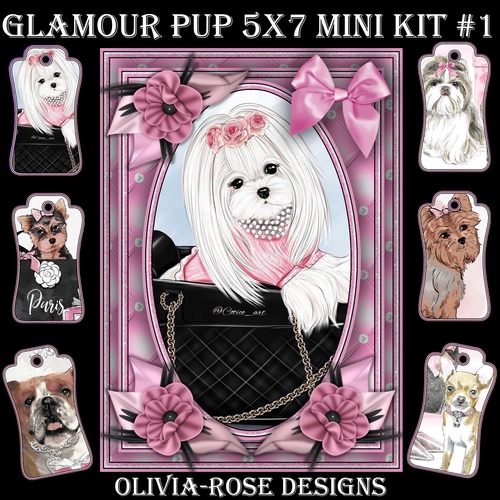Glamour Pup   5X7 Mini Kit #1 1  