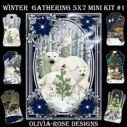 Winter Gathering 5X7 Mini Kit #1 
