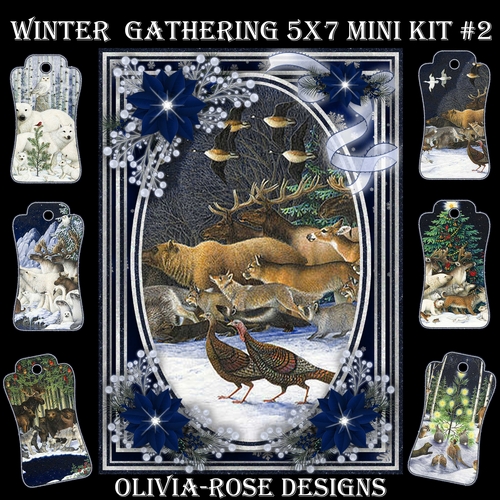 Winter Gathering 5X7 Mini Kit #2 