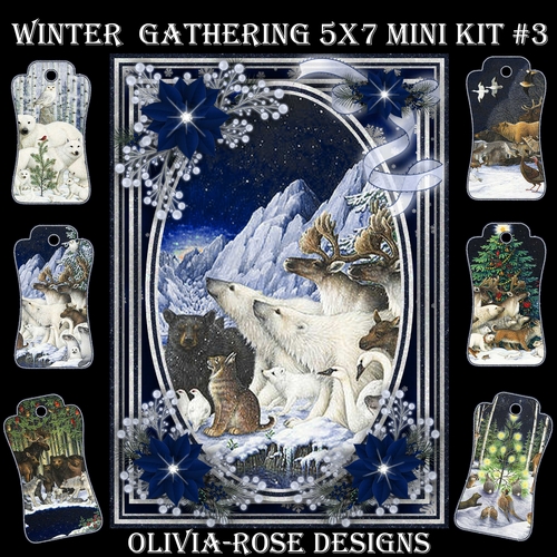 Winter Gathering 5X7 Mini Kit #3 