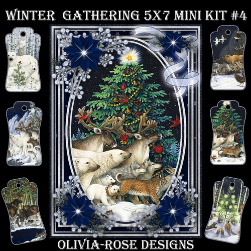 Winter Gathering 5X7 Mini Kit #4 