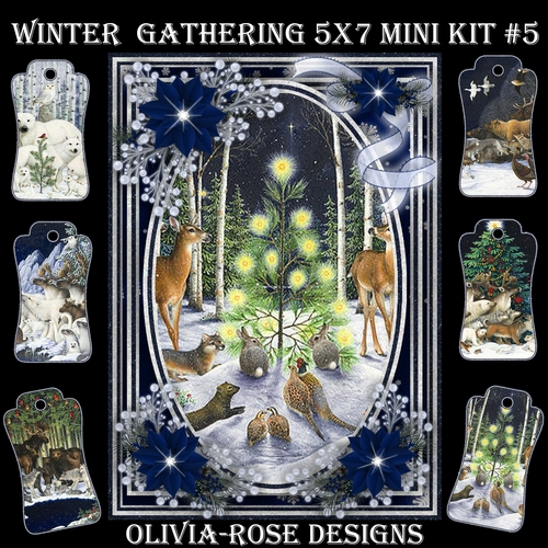 Winter Gathering 5X7 Mini Kit #5 