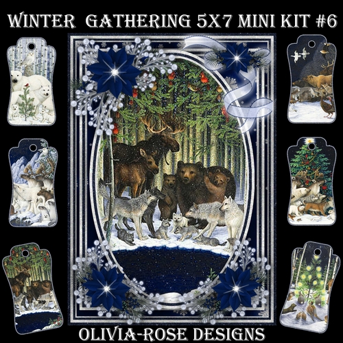 Winter Gathering 5X7 Mini Kit #6 