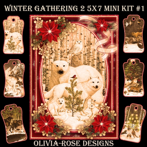 Winter Gathering 2 5X7 Mini Kit #1 