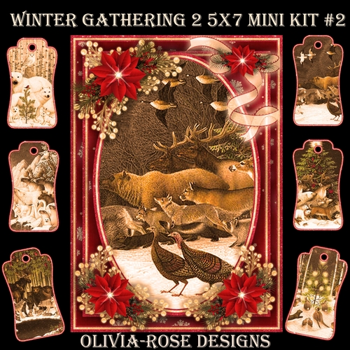Winter Gathering 2 5X7 Mini Kit #2 