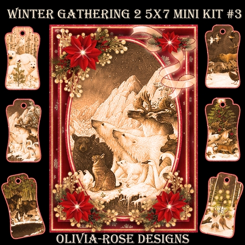 Winter Gathering 2 5X7 Mini Kit #3 