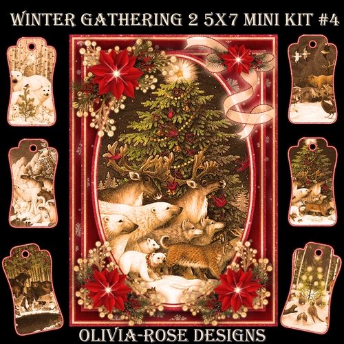 Winter Gathering 2 5X7 Mini Kit #4 