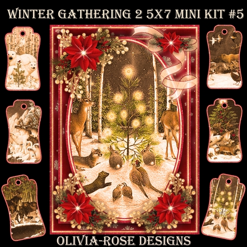 Winter Gathering 2 5X7 Mini Kit #5 