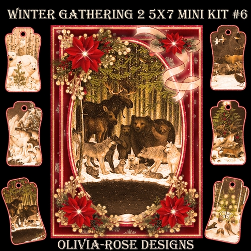 Winter Gathering 2 5X7 Mini Kit #6 