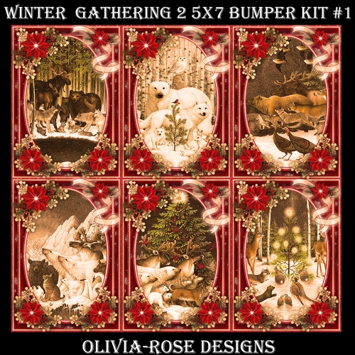 Winter Gathering 2 5X7 Bumper Kit #1 