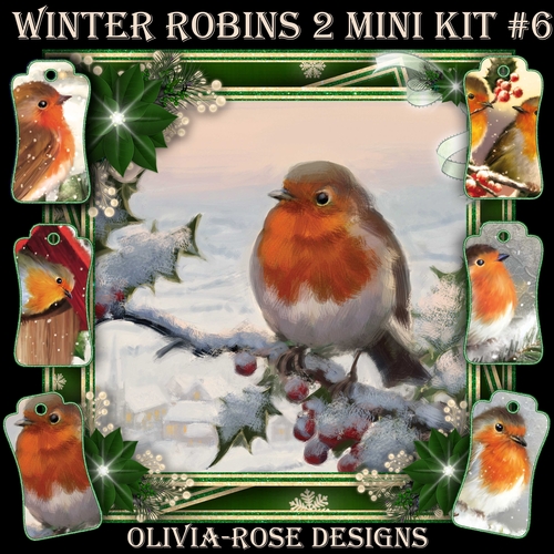 Winter Robins 2 Mini Kit #6  