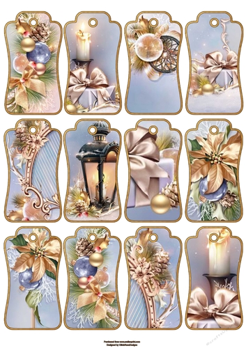 Luxury Christmas Gift Tags #2
