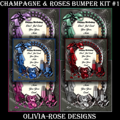 Champagne & Flowers Bumper Kit #1  *