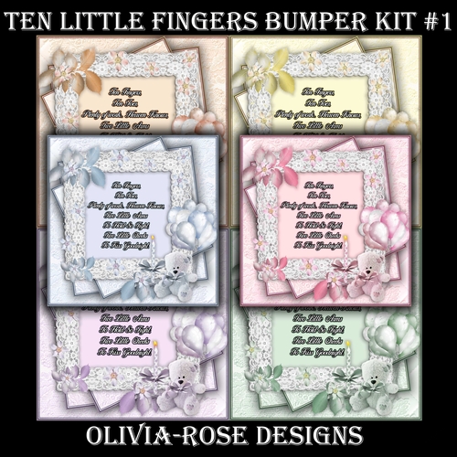 Ten Little Fingers Bumper Kit #1  