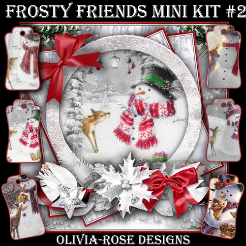 Frosty Friends Mini Kit #2   NO BOW** 