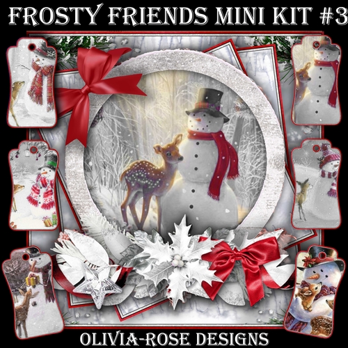 Frosty Friends Mini Kit #3   NO BOW** 