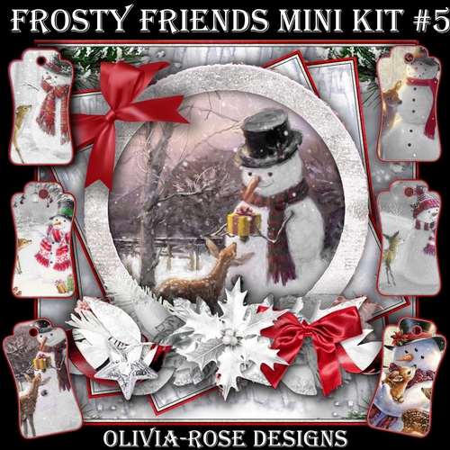 Frosty Friends Mini Kit #5   NO BOW** 