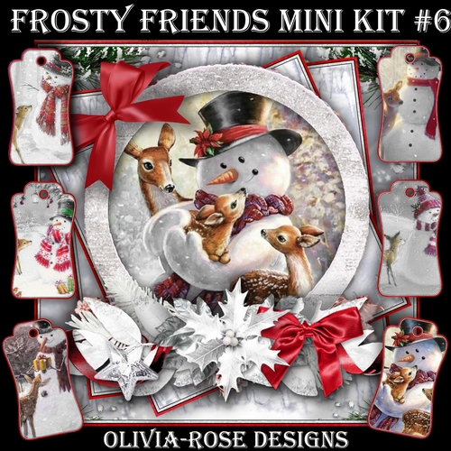Frosty Friends Mini Kit #6   NO BOW** 