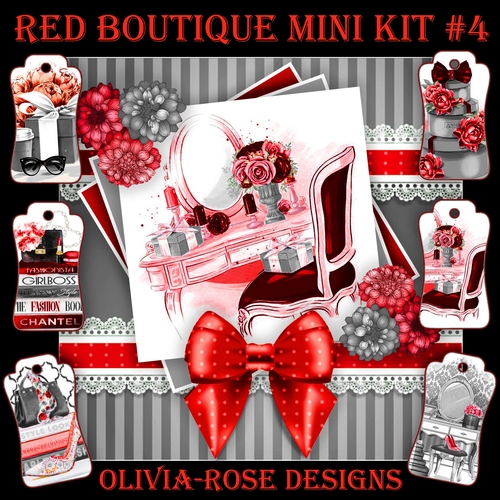 Red Boutique Mini Kit #4    