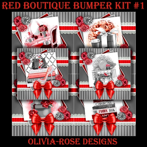 Red Boutique Bumper Kit #1    