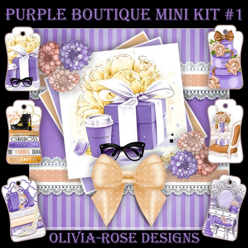 Purple Boutique Mini Kit #1    