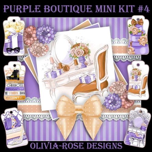 Purple Boutique Mini Kit #4    