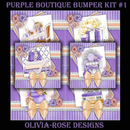 Purple Boutique  Bumper Kit #1     