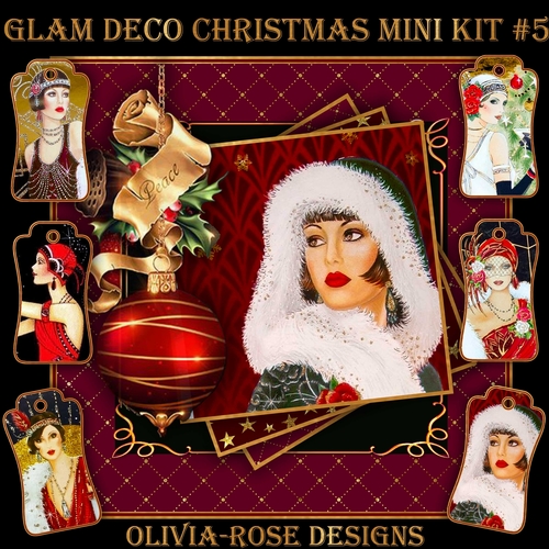 Glam Deco Christmas Mini Kit #5  