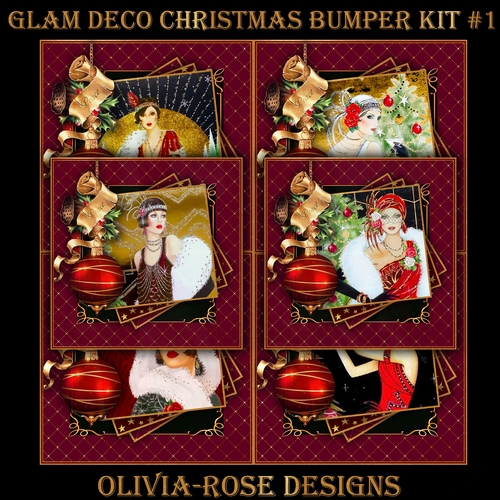 Glam Deco Christmas Bumper Kit #1  