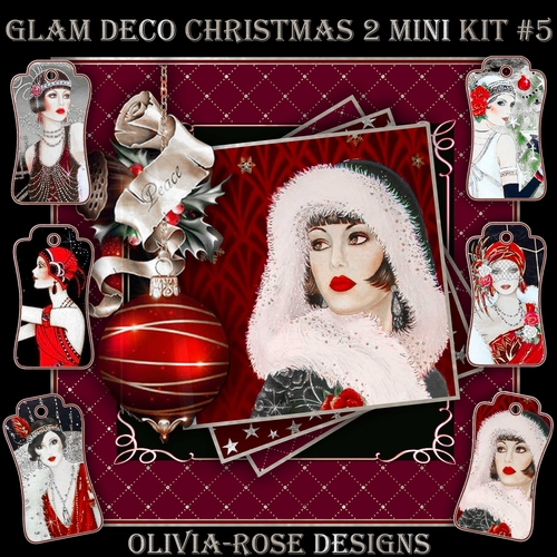 Glam Deco Christmas 2 Mini Kit #5  