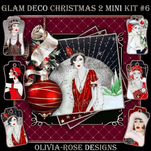 Glam Deco Christmas 2 Mini Kit #6  